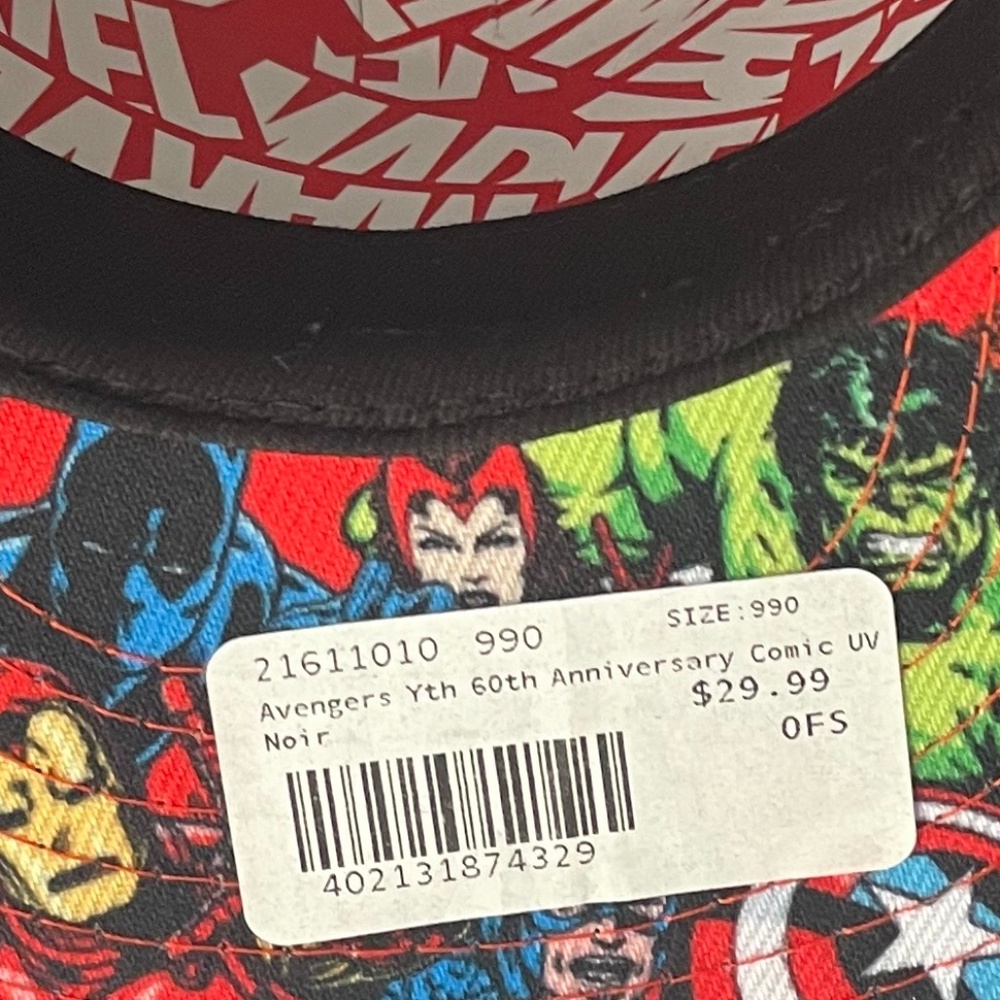 marvel avengers 60th anniversary children hat NEW